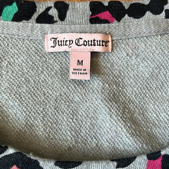 BNWOT Juicy Couture gray animal print sleeveless top - Picture 3 of 12